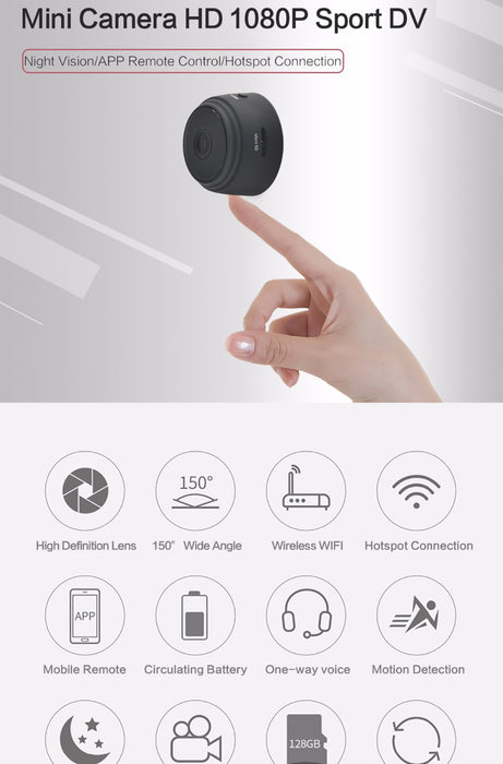 Mini Wifi Camera Night Version - Odilistrade