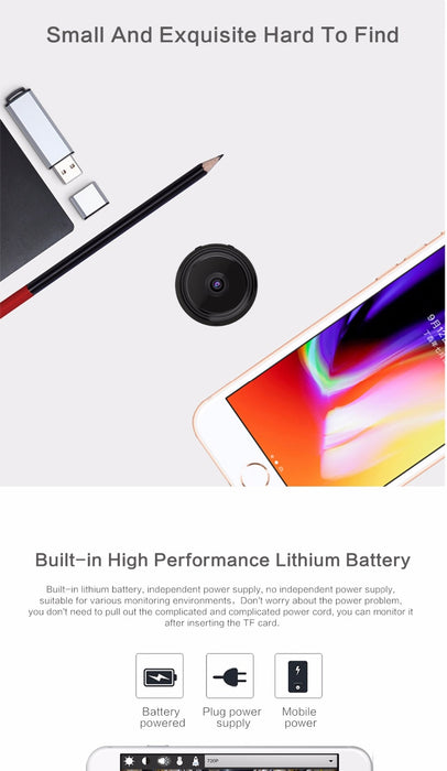 Mini Wifi Camera Night Version - Odilistrade