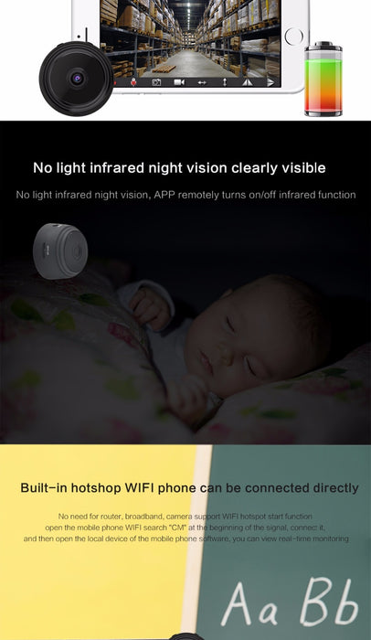 Mini Wifi Camera Night Version - Odilistrade