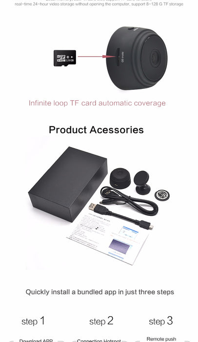 Mini Wifi Camera Night Version - Odilistrade