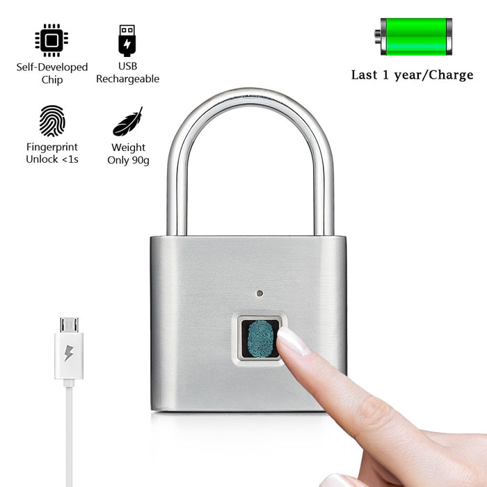 Fingerprint Smart Padlock - Odilistrade