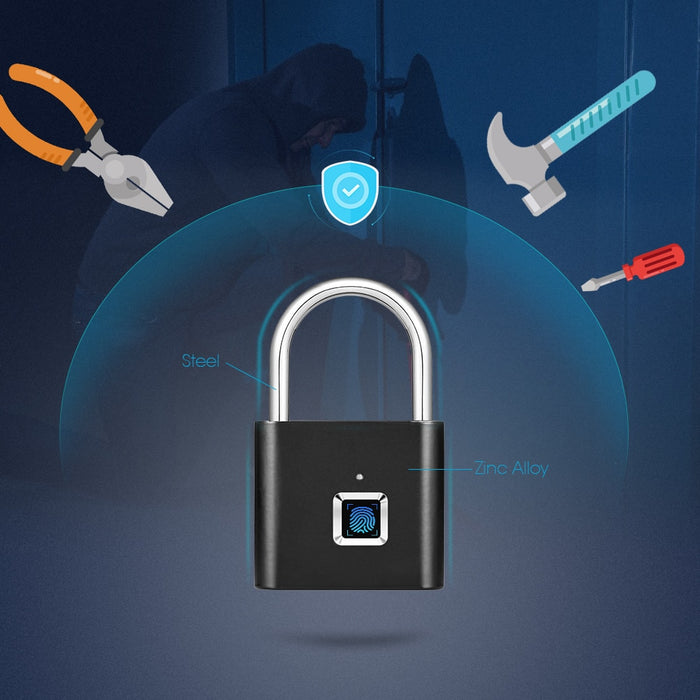 Fingerprint Smart Padlock - Odilistrade