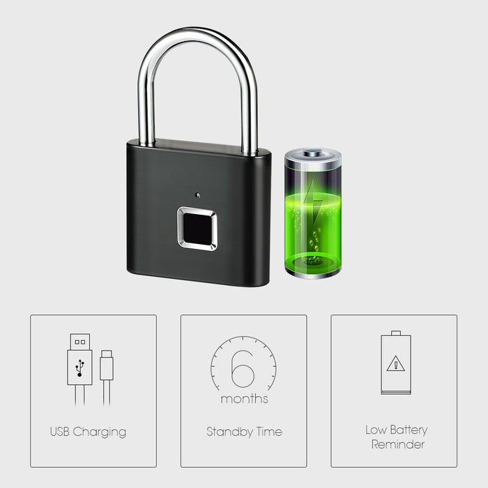 Fingerprint Smart Padlock - Odilistrade