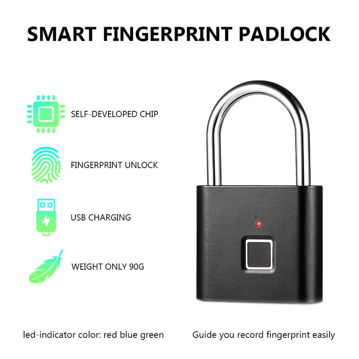 Fingerprint Smart Padlock - Odilistrade