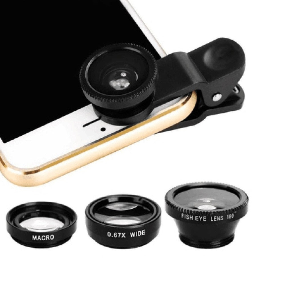 3 in 1 Mobile Phone Lenses - Odilistrade